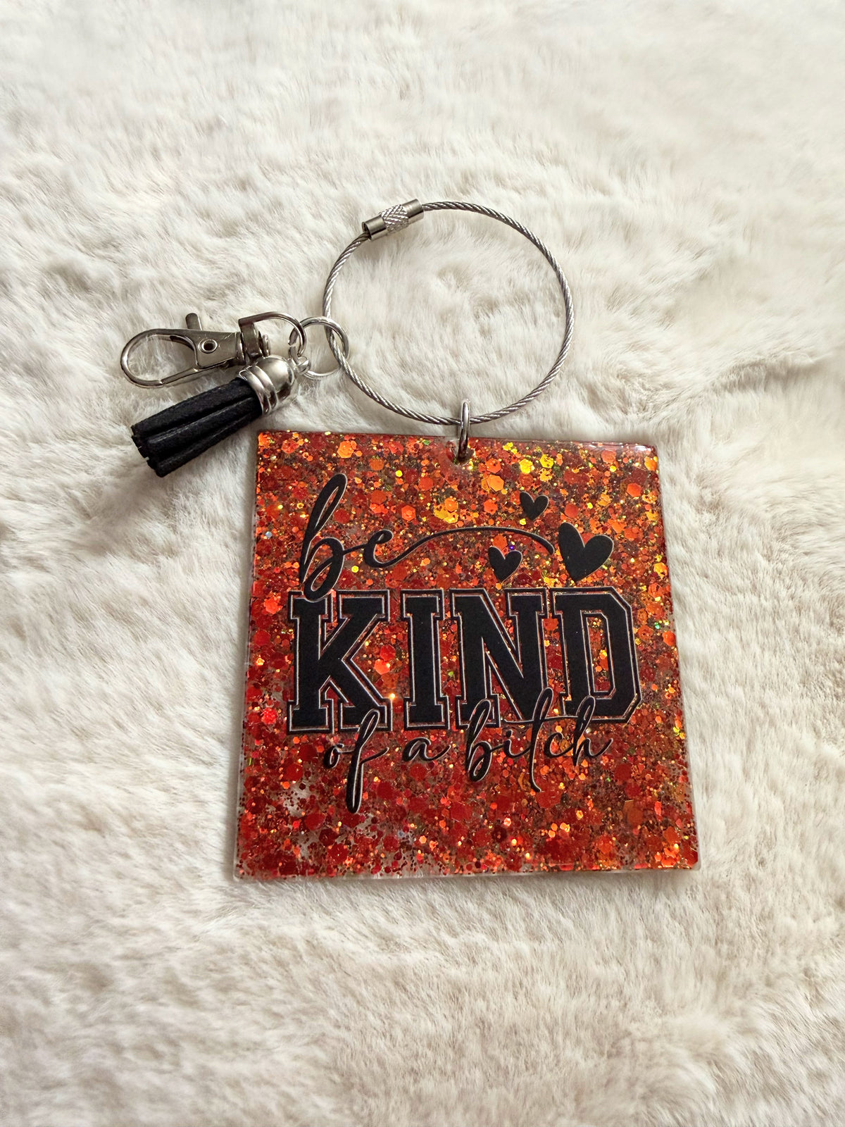 Square Bag Tag / Keychain
