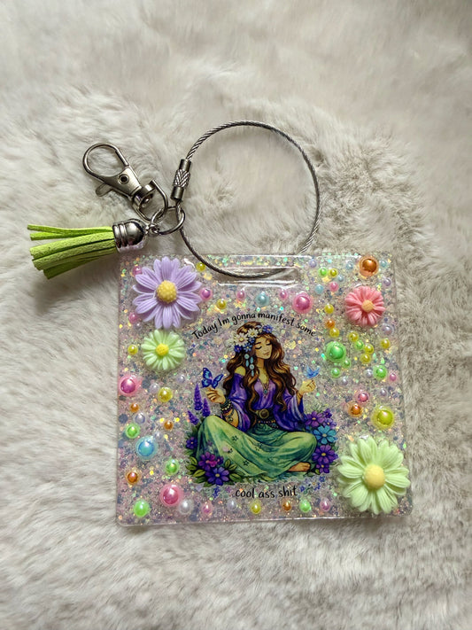 Square Bag Tag / Keychain