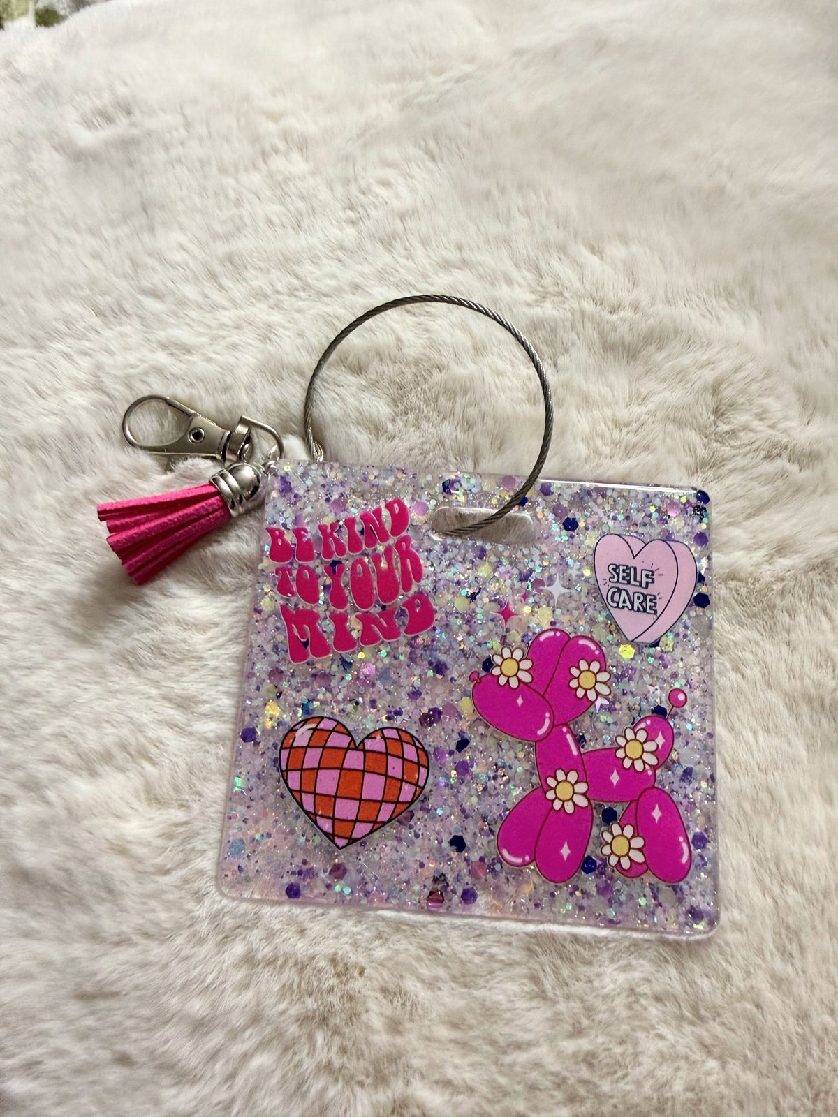 Square Bag Tag / Keychain