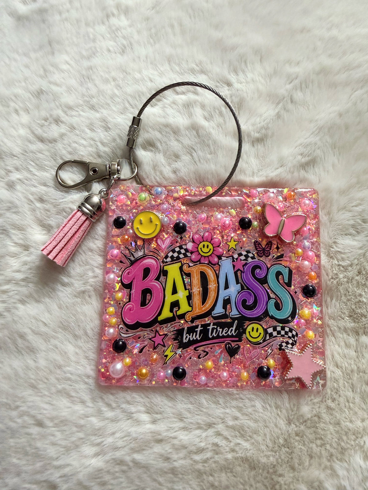 Square Bag Tag / Keychain