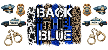 B-1545 BACK BLUE 9.5"w x 4.5"H