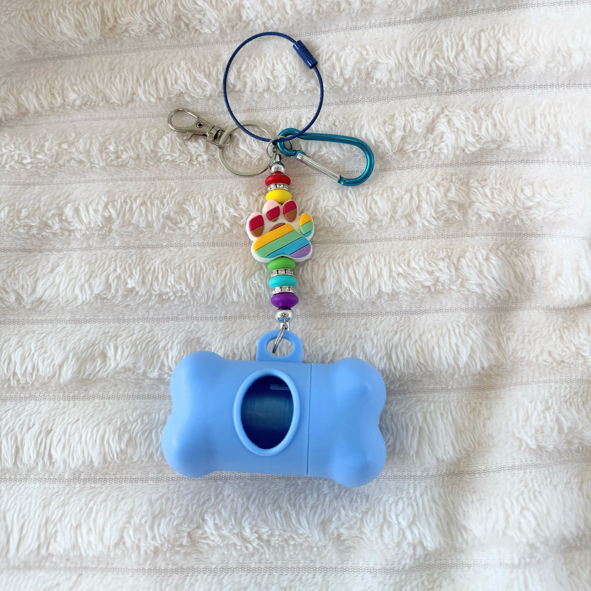 Beaded doggie bag holder