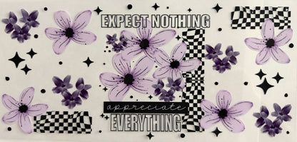 D-1551 EXPECT NOTHING 40 OZ WRAP 11"W X 5"H