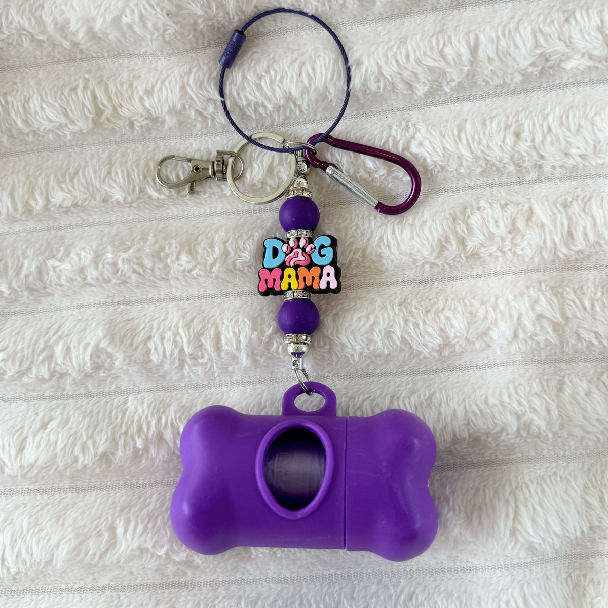 Beaded doggie bag holder