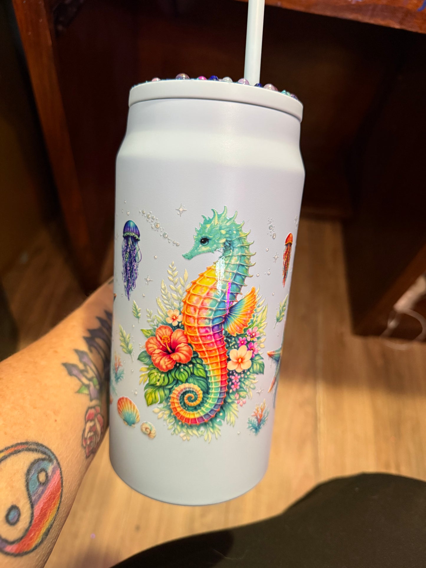 50 oz seahorse cup