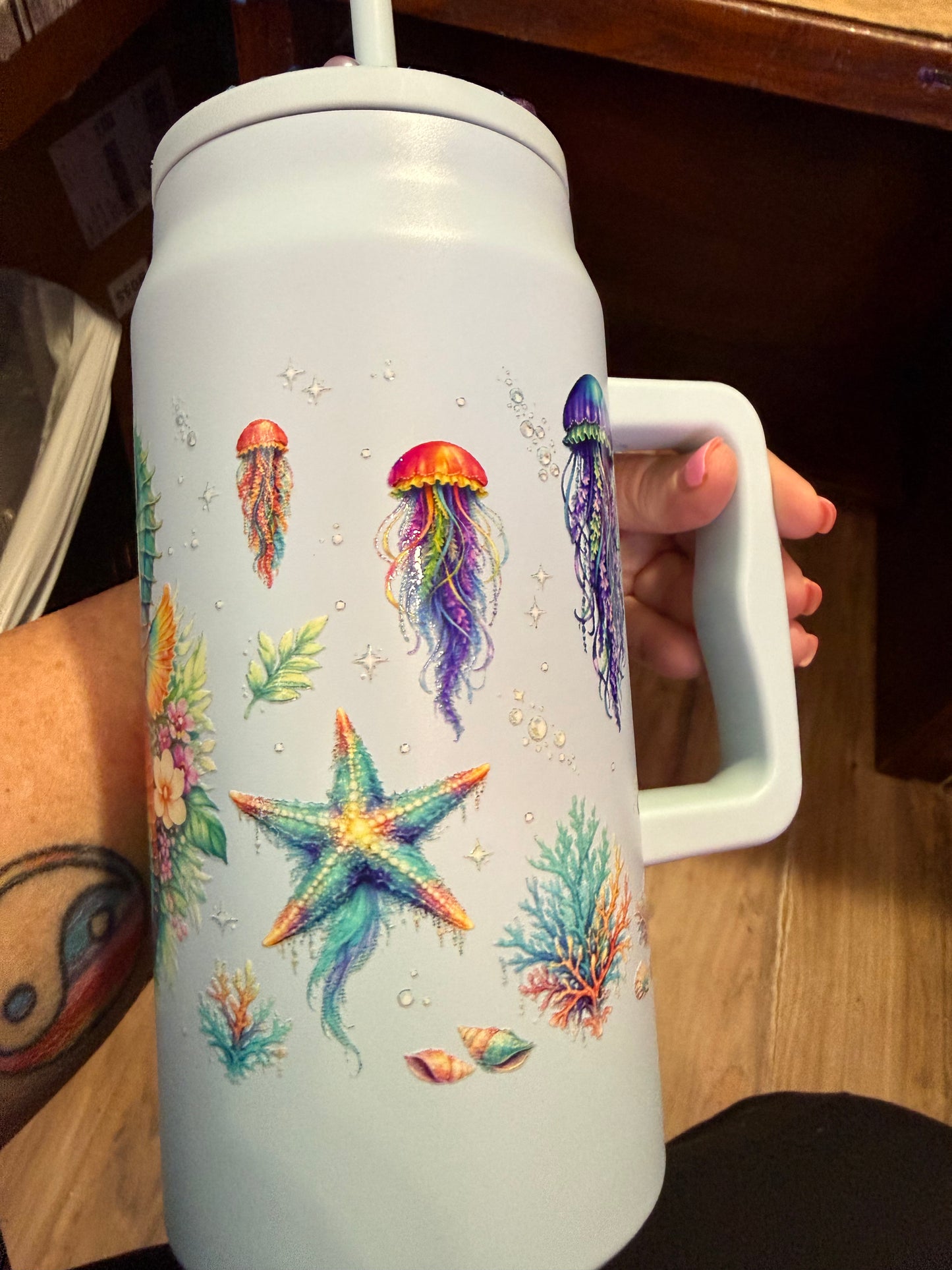 50 oz seahorse cup